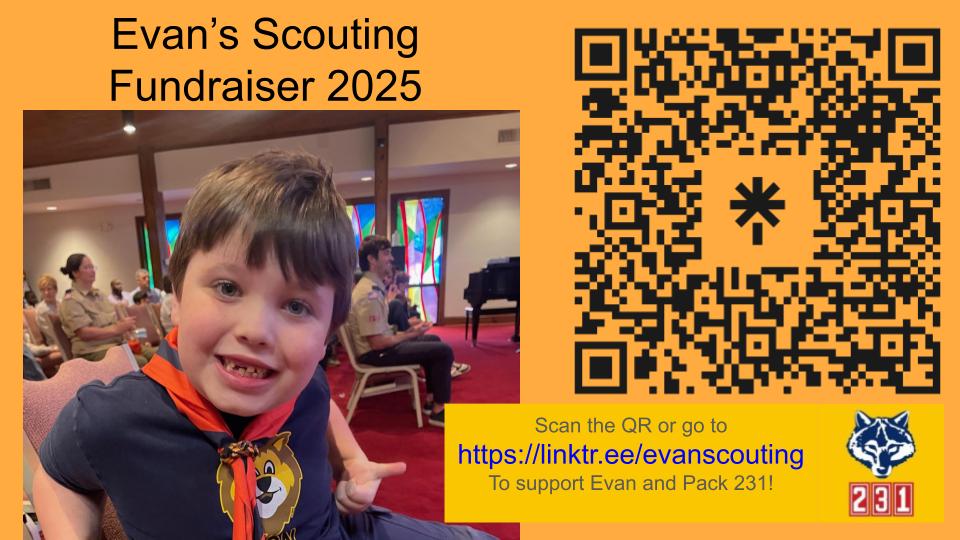 Evan's Scouting Activities